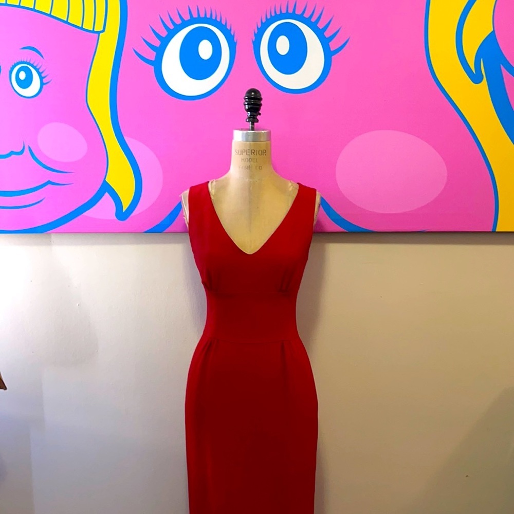 Moschino Cheap Chic Red Maxi Long Dress